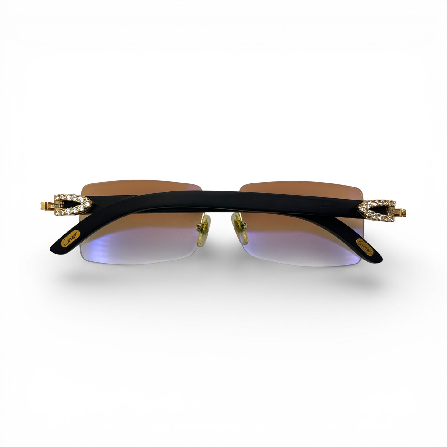 Detroit Luxury Gold Set: C Decor Buffs, Hennessy Sunglasses and Iced Jewelry