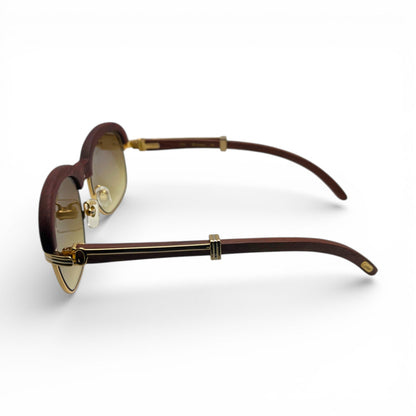 Malmaison - 56-20 Woods Sunglasses w/ Olive Brown Lenses (90s)