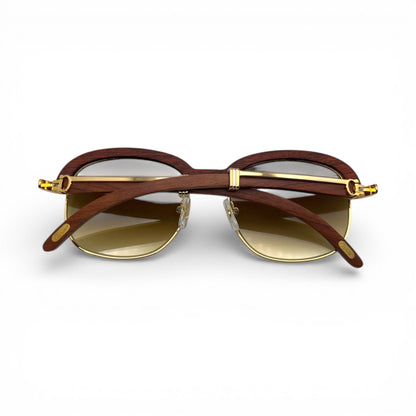 Malmaison - 56-20 Woods Sunglasses w/ Olive Brown Lenses (90s)