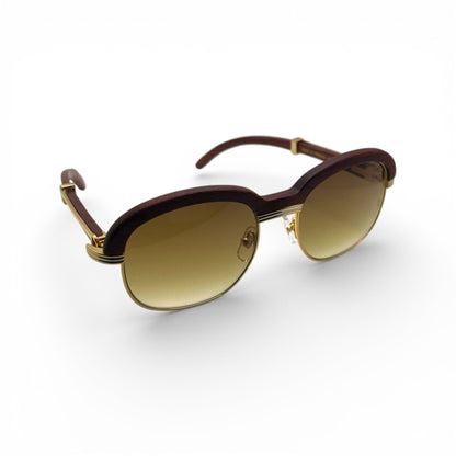 Malmaison - 56-20 Woods Sunglasses w/ Olive Brown Lenses (90s)