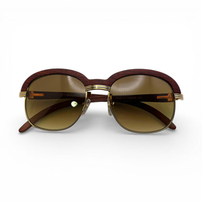 Malmaison - 56-20 Woods Sunglasses w/ Olive Brown Lenses (90s)