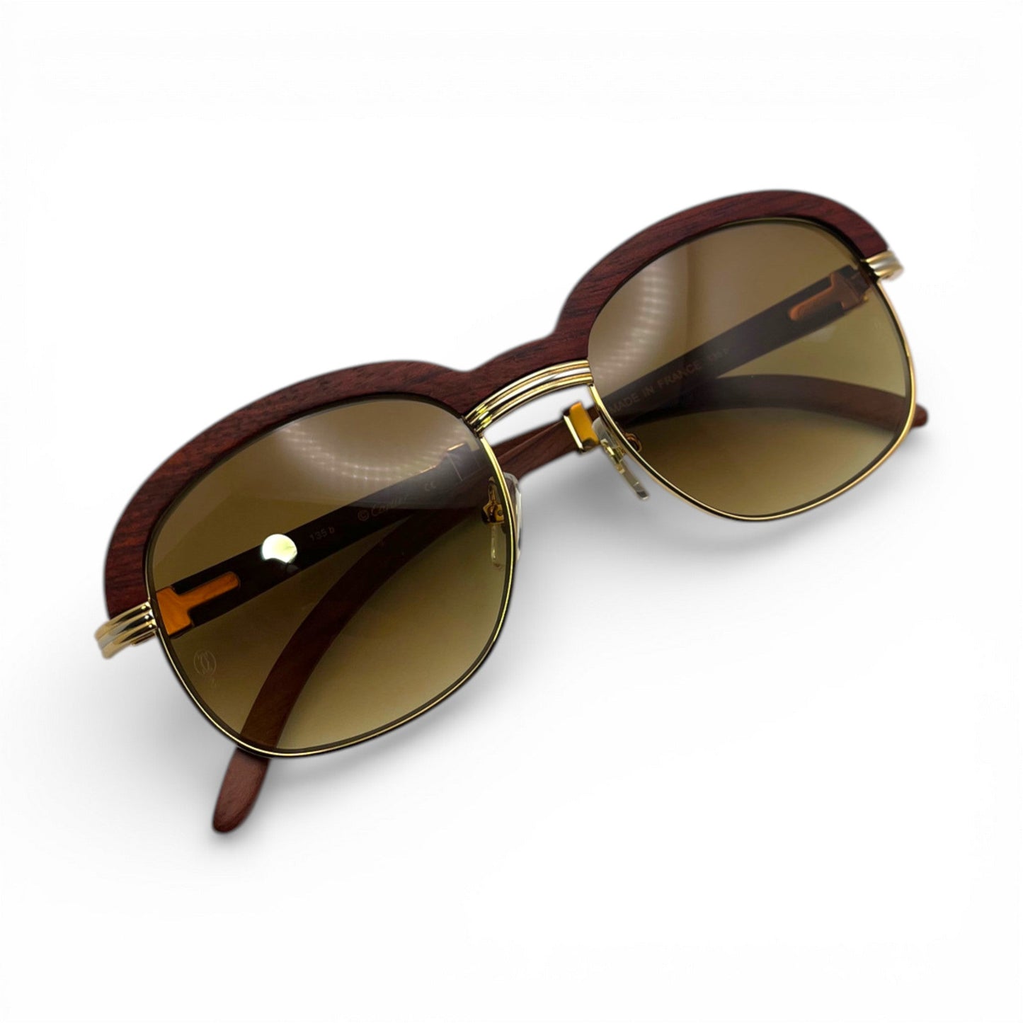 Malmaison - 56-20 Woods Sunglasses w/ Olive Brown Lenses (90s)