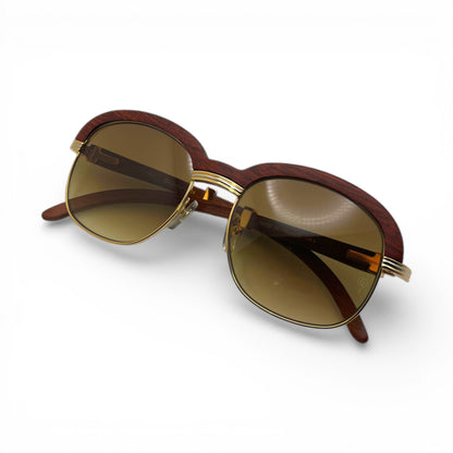 Malmaison - 56-20 Woods Sunglasses w/ Olive Brown Lenses (90s)