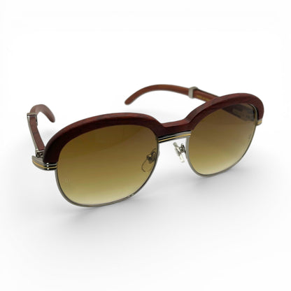 Malmaison - 56-20 Woods Sunglasses w/ Olive Brown Lenses (90s)