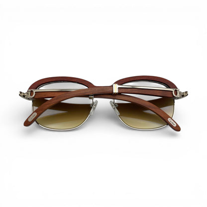 Malmaison - 56-20 Woods Sunglasses w/ Olive Brown Lenses (90s)