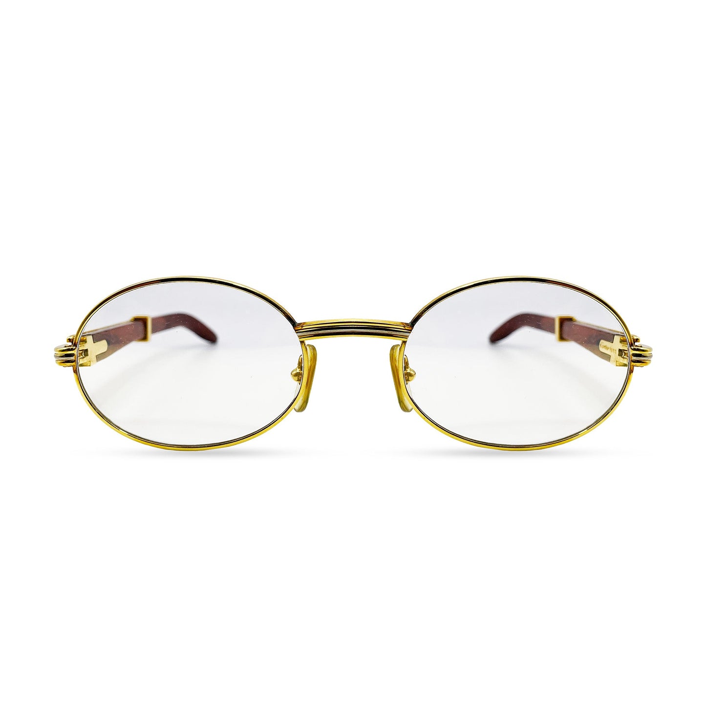 Authentic Cartier Giverny - 53-22 Gold Woods w/ Transitional Lenses (90s)