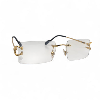 CT0488O Authentic Cartier Signature C - Big C Wires Eyeglasses (2020s)