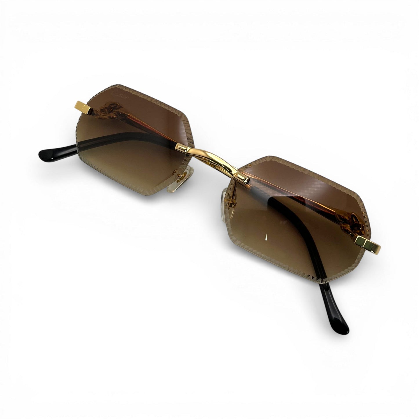 CT0281O Panthere Sunglasses - 54-18 Wires w/ Custom Lenses (2020s) - Luxury Optical