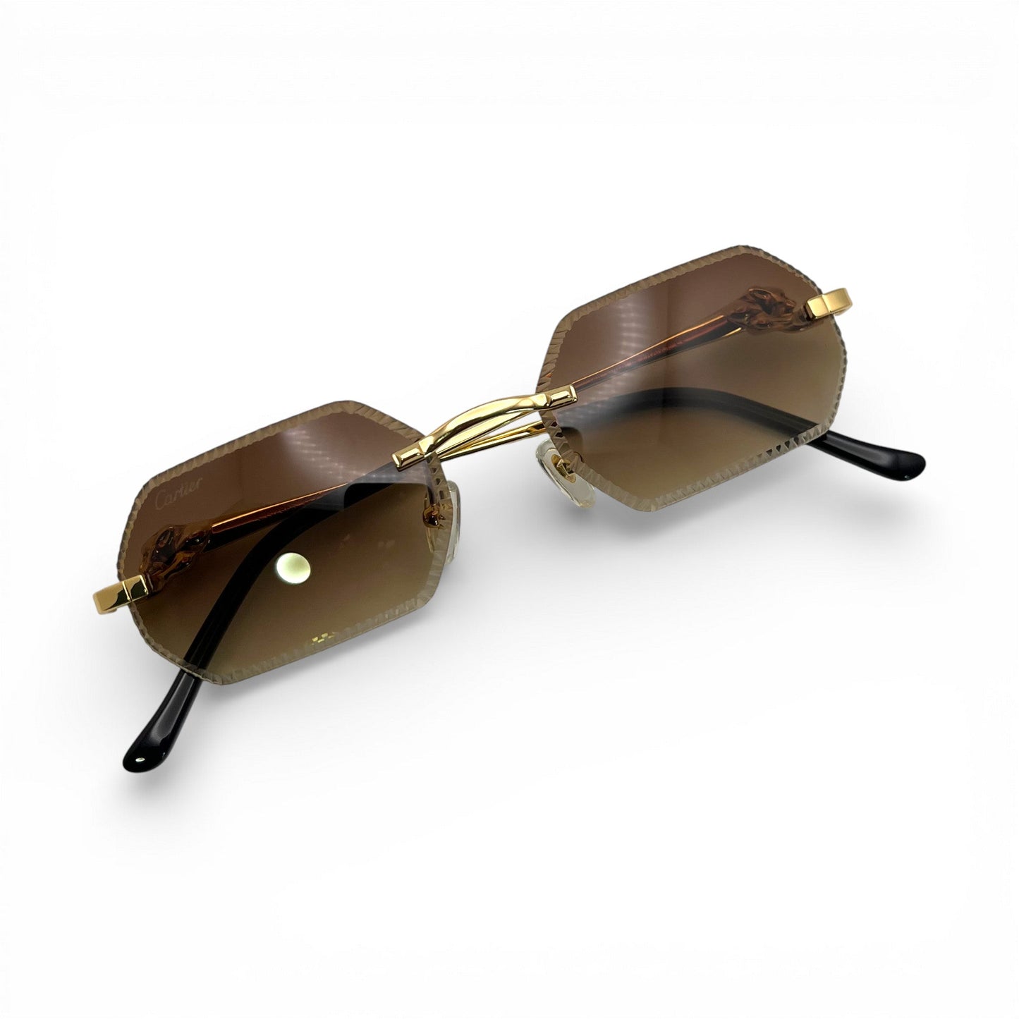 CT0281O Panthere Sunglasses - 54-18 Wires w/ Custom Lenses (2020s) - Luxury Optical