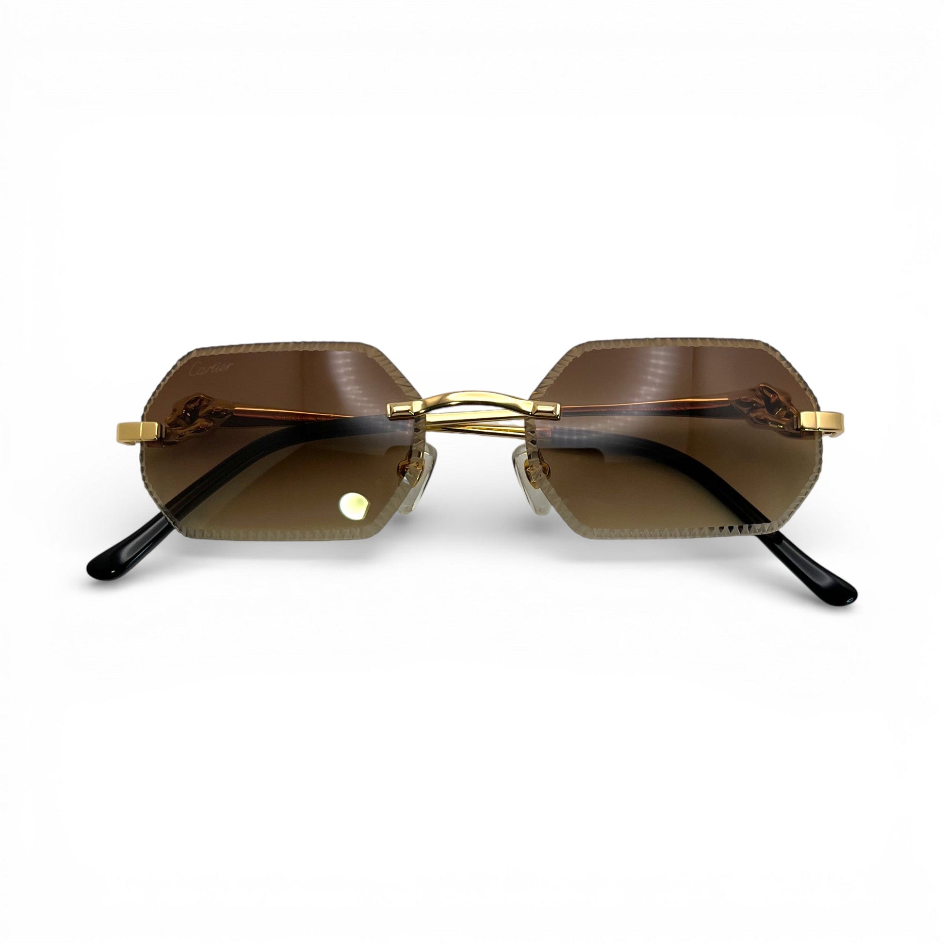 CT0281O Panthere Sunglasses - 54-18 Wires w/ Custom Lenses (2020s) - Luxury Optical