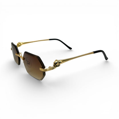 CT0281O Panthere Sunglasses - 54-18 Wires w/ Custom Lenses (2020s) - Luxury Optical