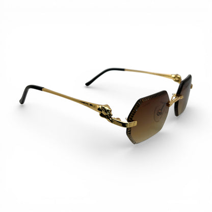 CT0281O Panthere Sunglasses - 54-18 Wires w/ Custom Lenses (2020s) - Luxury Optical