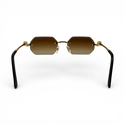 CT0281O Panthere Sunglasses - 54-18 Wires w/ Custom Lenses (2020s) - Luxury Optical