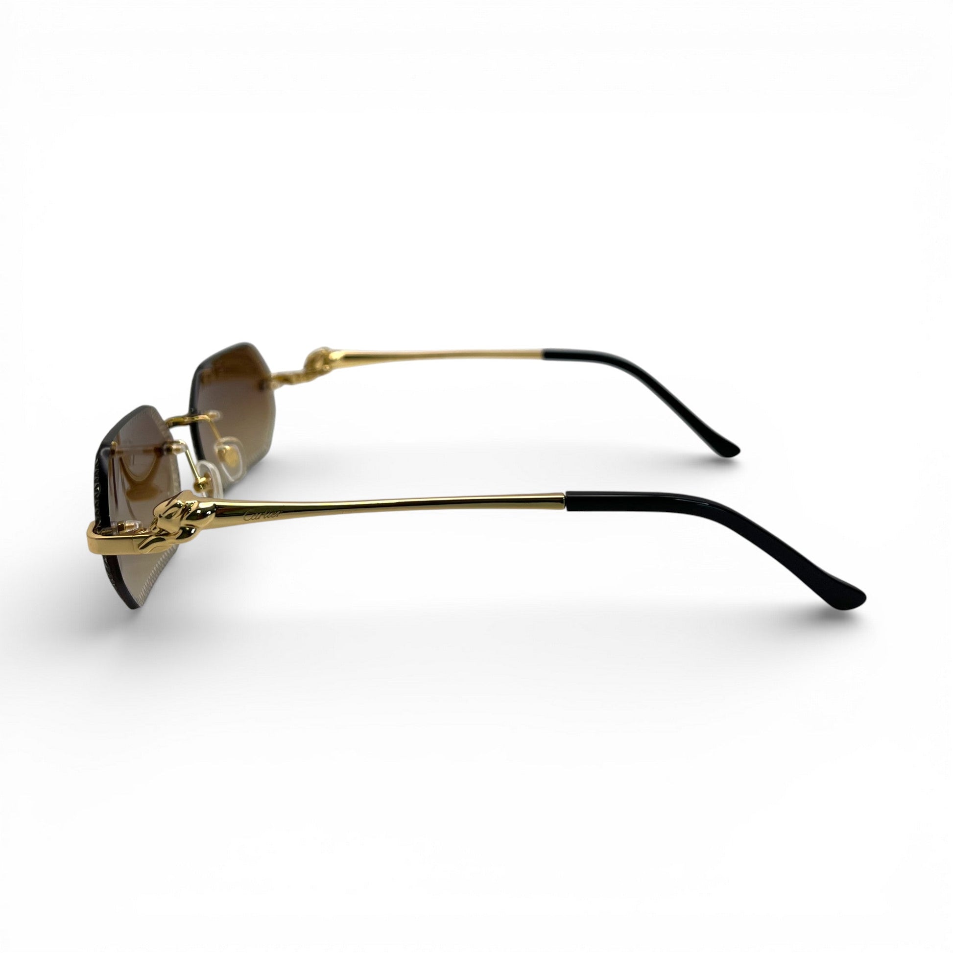 CT0281O Panthere Sunglasses - 54-18 Wires w/ Custom Lenses (2020s) - Luxury Optical