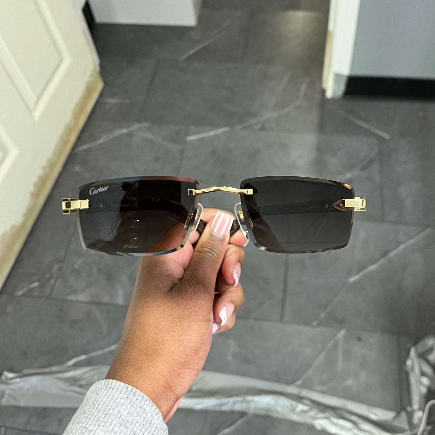CT0582S C Decor Sunglasses - 56-19 Composite Marble (2024) - Luxury Optical