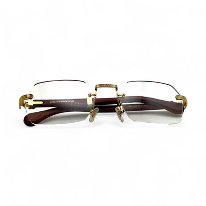 CT0362S Premiere - 56-21 Gold Brown Woods Eyeglasses (2023)