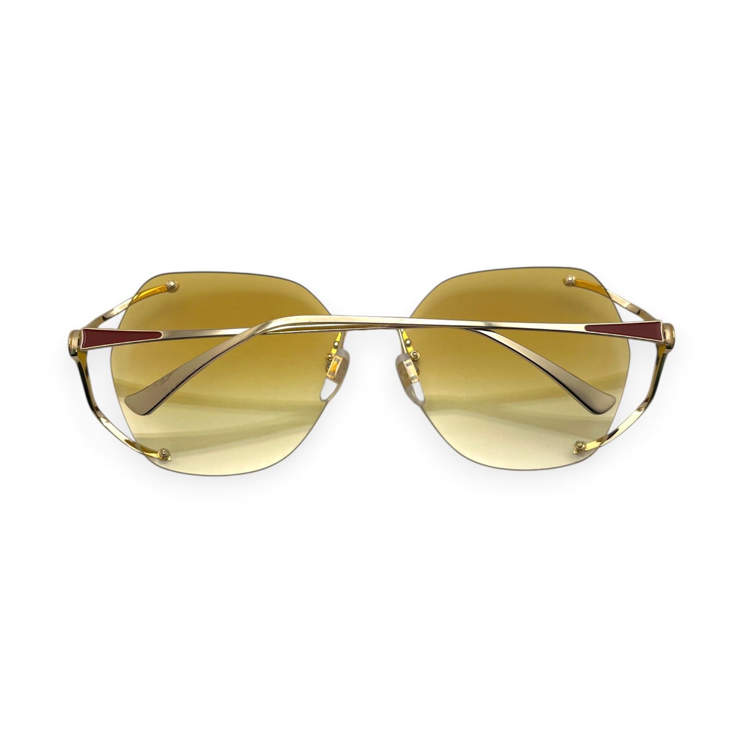 Gcci GG0651S-005 - Oversized Hexagonal Sunglasses