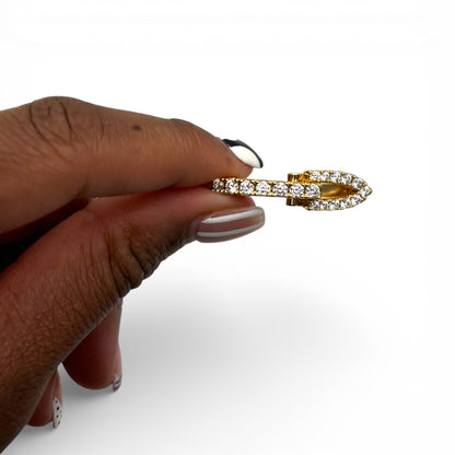 C Decor Moissanite Diamonds Prong Set - Gold
