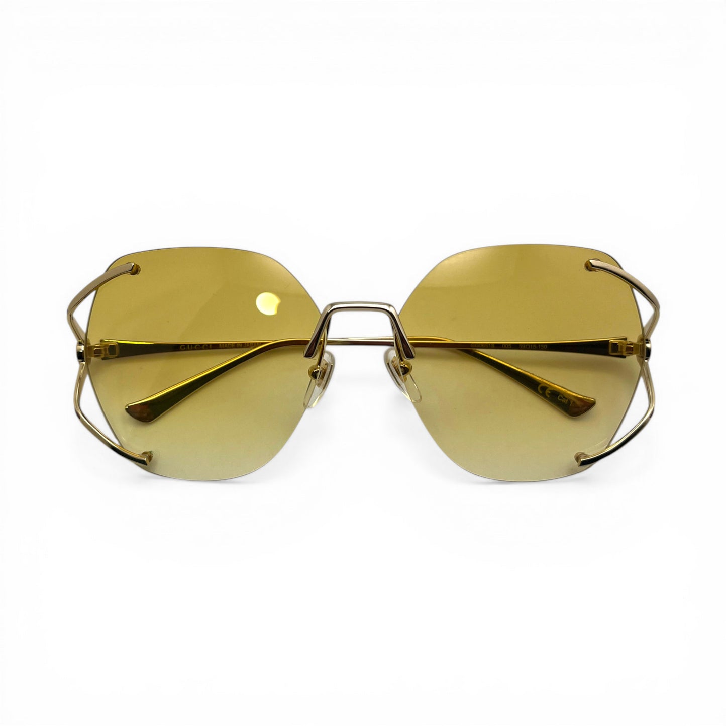 Gcci GG0651S-005 - Oversized Hexagonal Sunglasses
