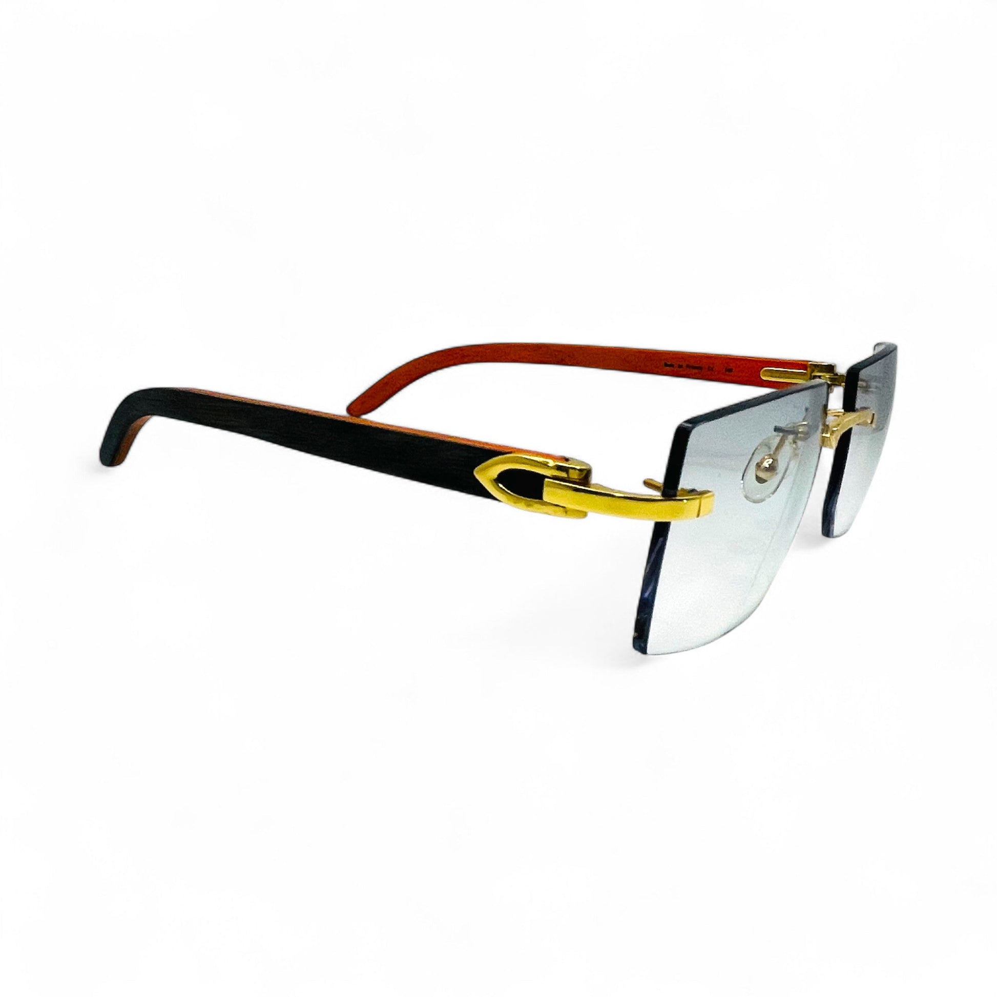 C Decor Woods - Rimless Wood Sunglasses (2010s) - Luxury Optical