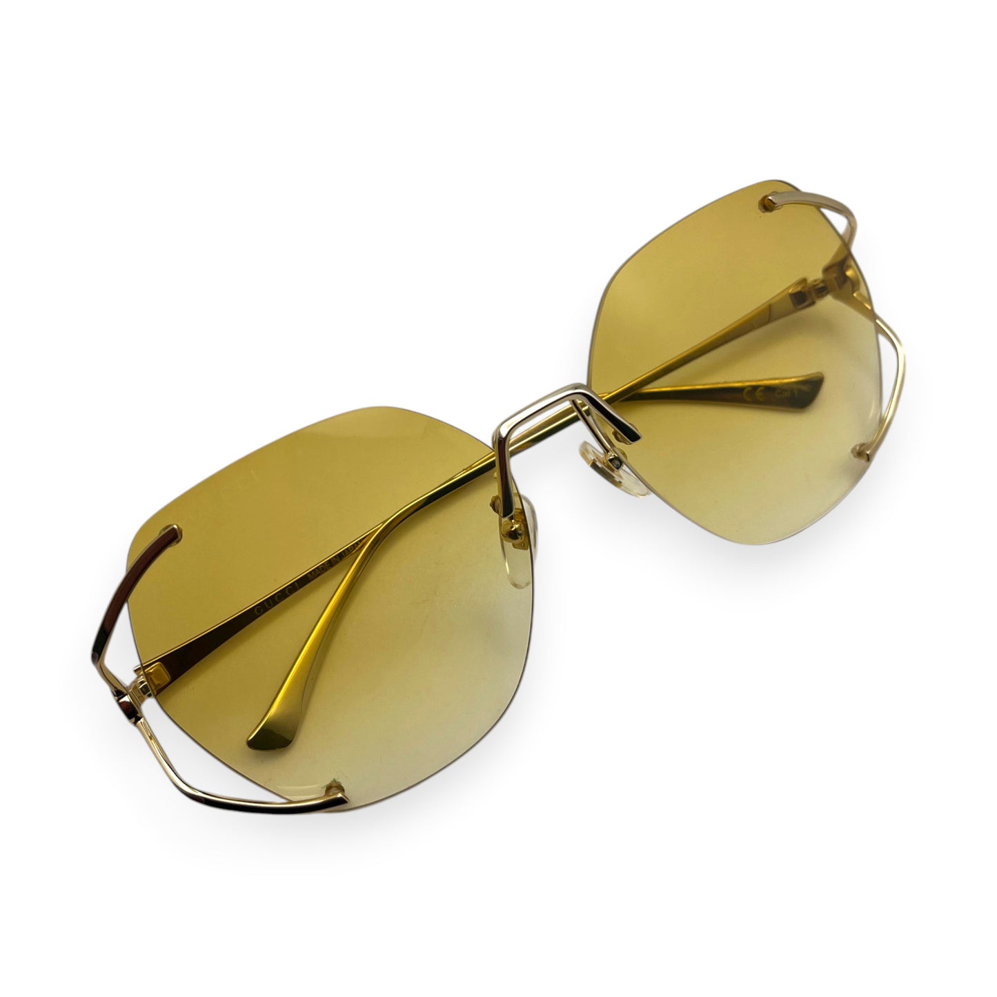 Gcci GG0651S-005 - Oversized Hexagonal Sunglasses