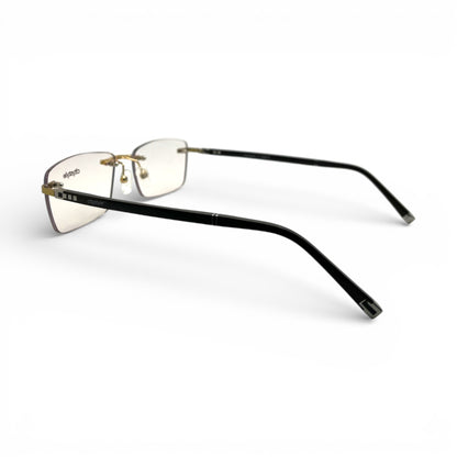 CityStyle™ 007 (Iced) - Gold Black Marbles w/ Moissanite Bridge