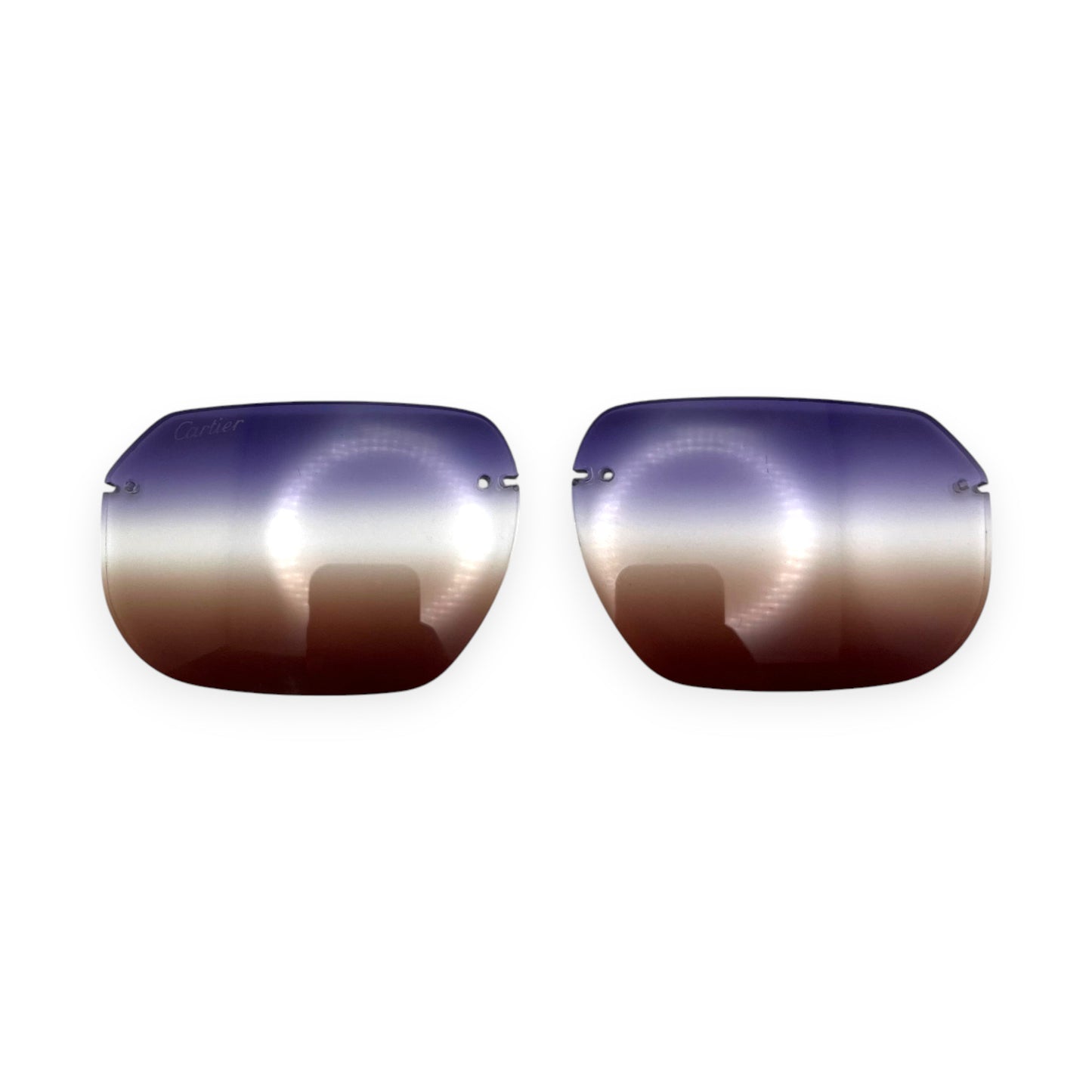 Custom Shape Lenses for CT0113O Premiere (58) - Smoke Gray to Brown Gradient