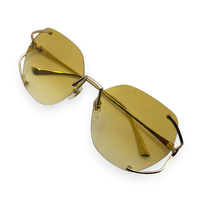 Gcci GG0651S-005 - Oversized Hexagonal Sunglasses
