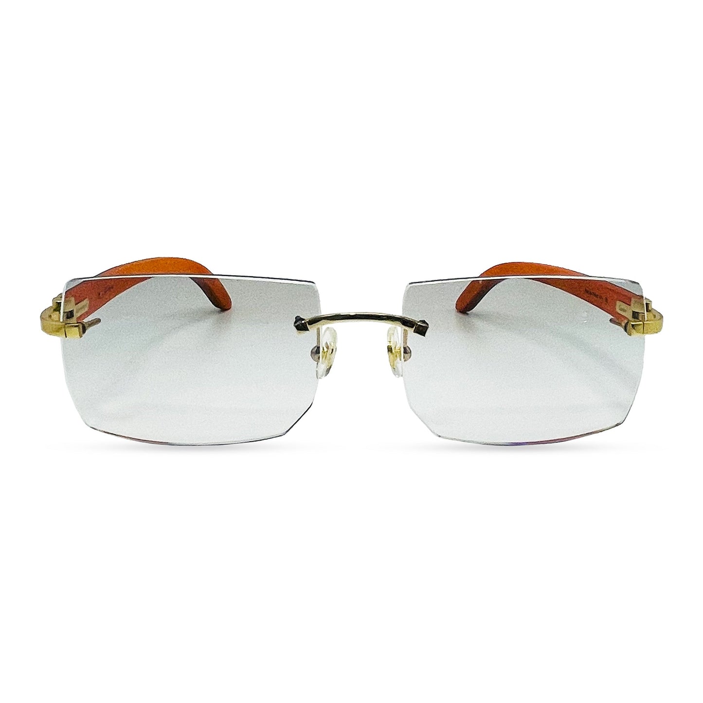 C Decor Woods - Rimless Wood Sunglasses (2010s) - Luxury Optical