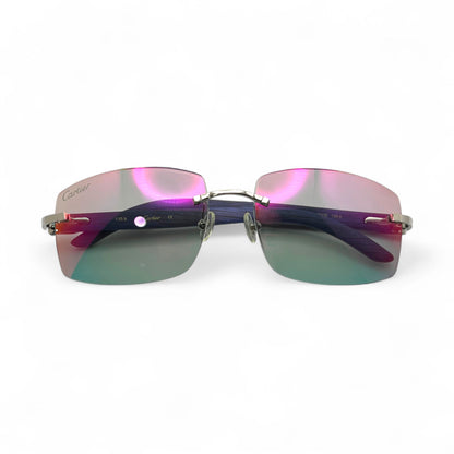 C Decor Woods (Transitions Revo) - Silver Cobalt Blue Woods Sunglasses (2020s)