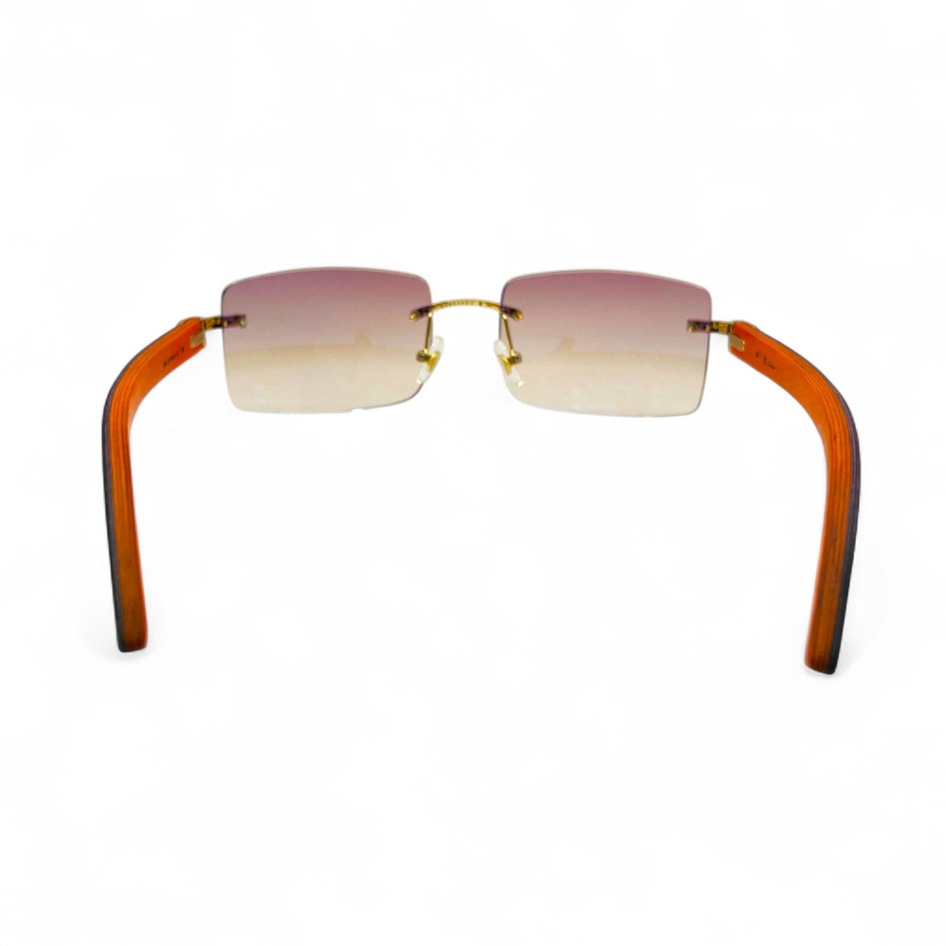 C Decor Woods - Rimless Wood Sunglasses (2010s) - Luxury Optical