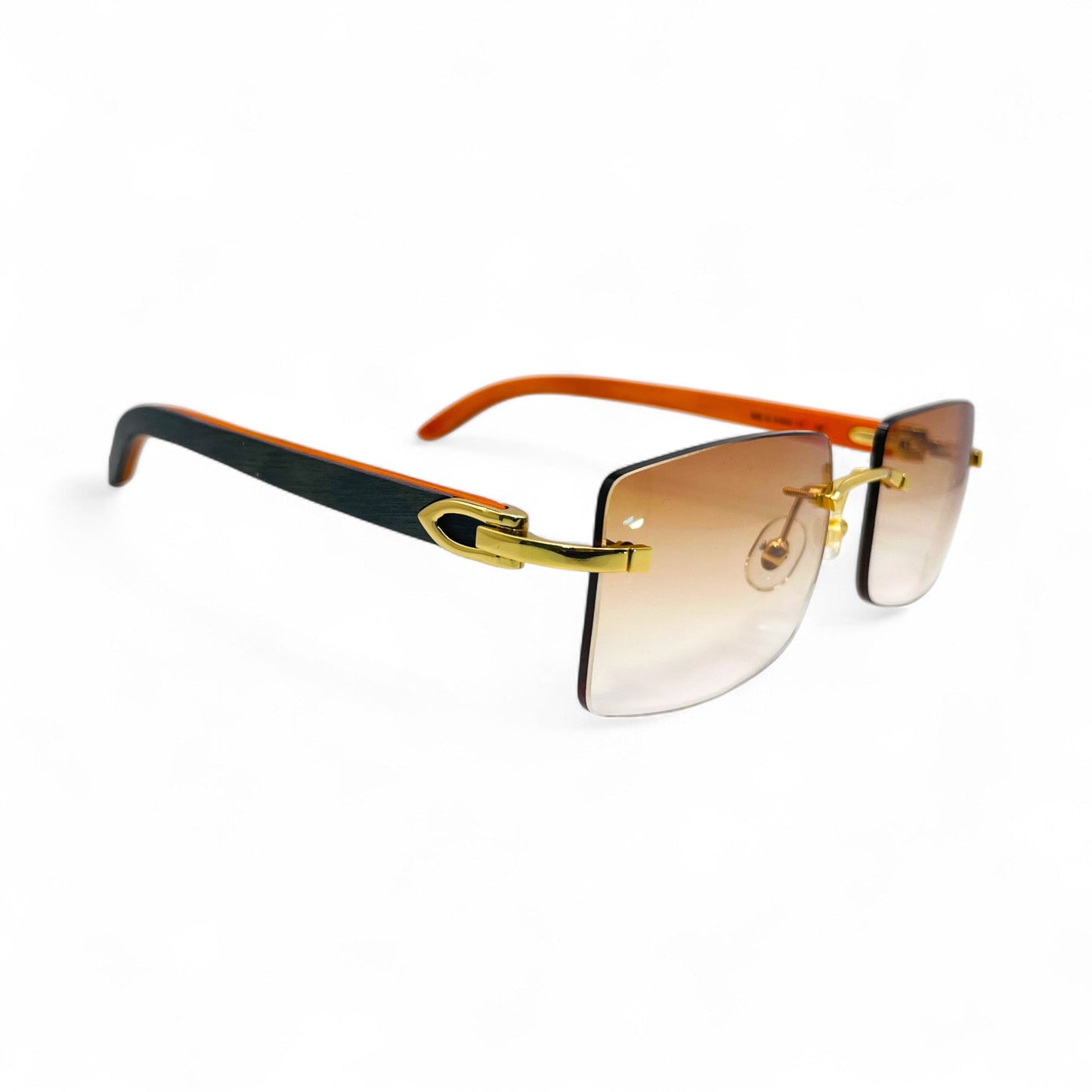 C Decor Woods - Rimless Wood Sunglasses (2010s) - Luxury Optical