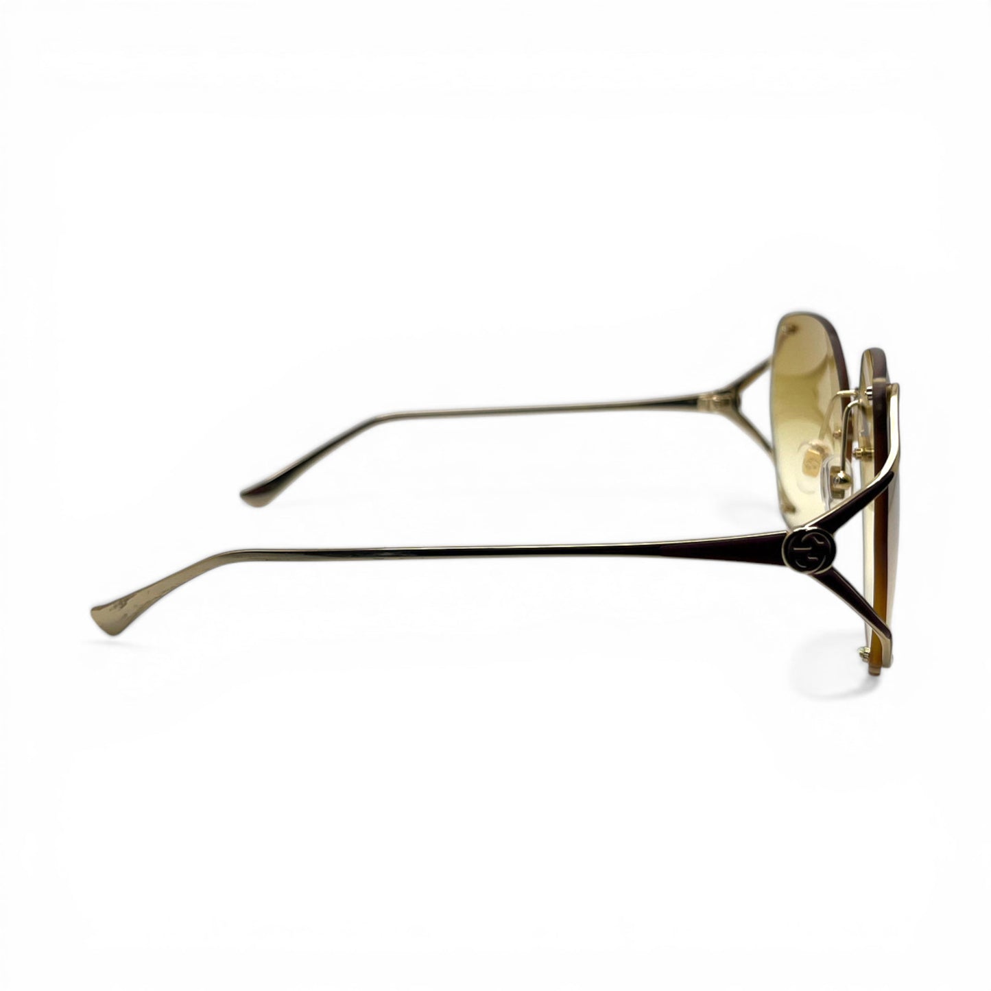 Gcci GG0651S-005 - Oversized Hexagonal Sunglasses