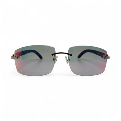 C Decor Woods (Transitions Revo) - Silver Cobalt Blue Woods Sunglasses (2020s)