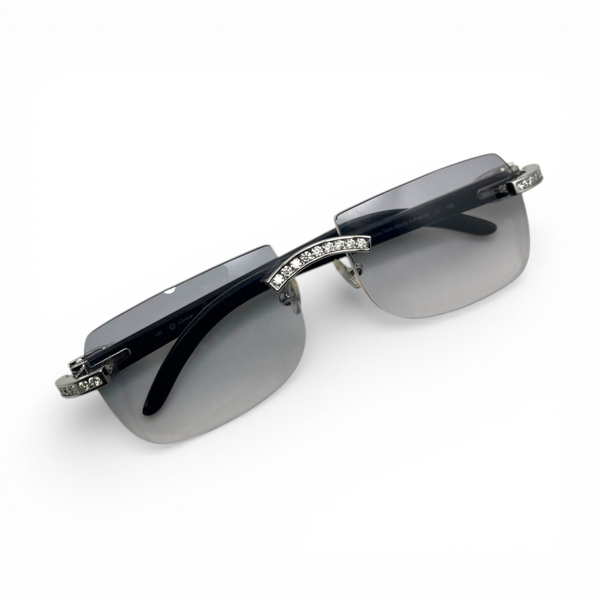 C Decor Iced - Custom Buffs & Woods Sunglasses w/ Diamonds Set (2020s) - Luxury Optical