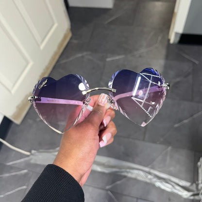 C Decor Sunglasses - 56-19 Custom Hearts Composite Marbles (2026)