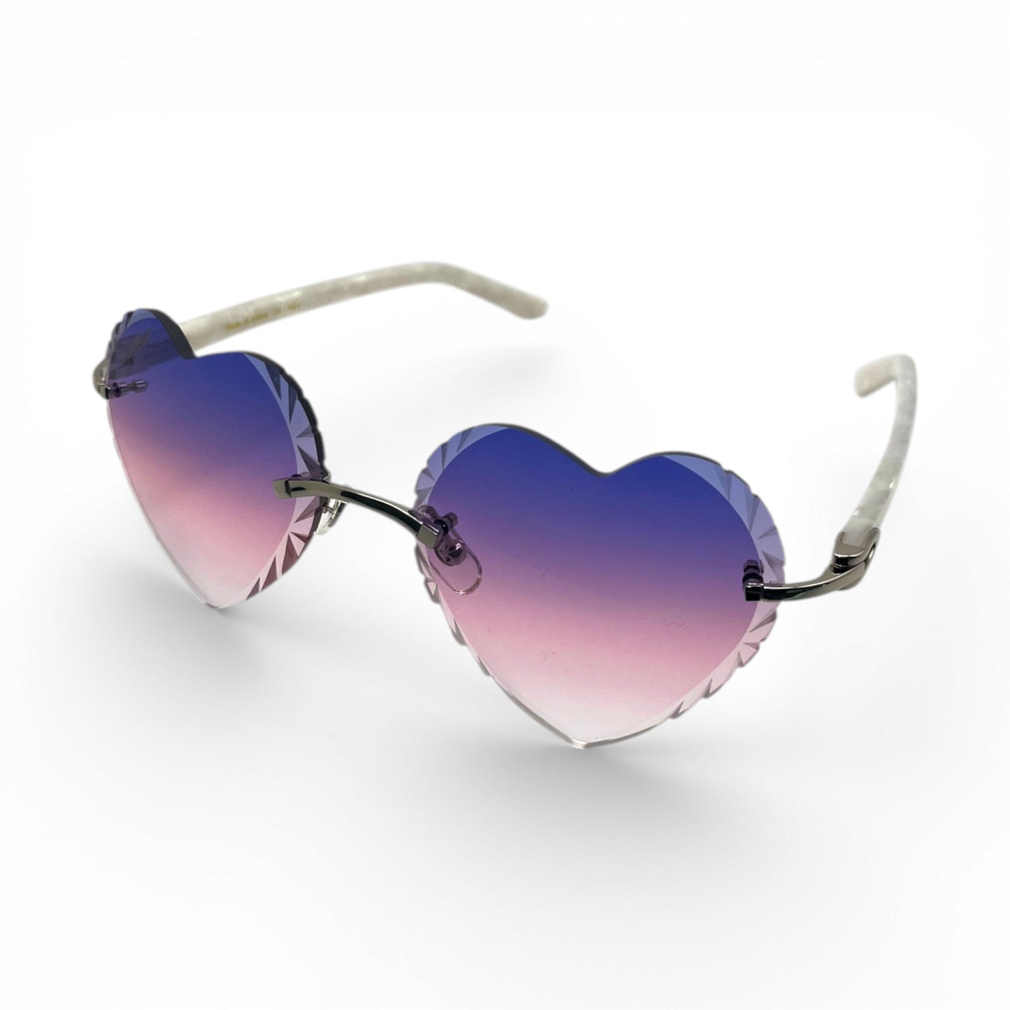 C Decor Sunglasses - 56-19 Custom Hearts Composite Marbles (2026)