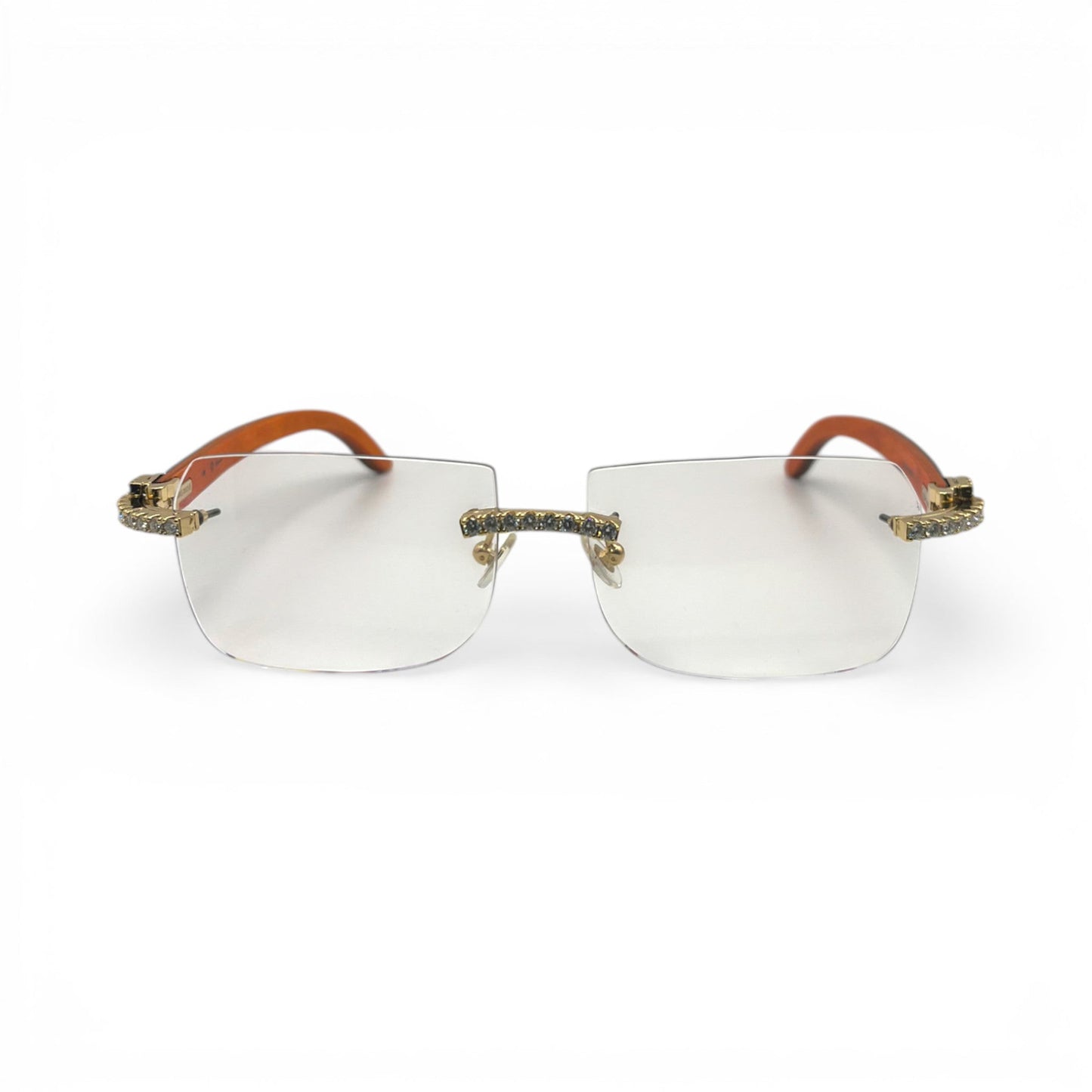 C Decor Iced - Custom Buffs & Woods Sunglasses w/ Diamonds Set (2020s) - Luxury Optical