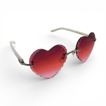 C Decor Sunglasses - 56-19 Custom Hearts Composite Marbles (2026)