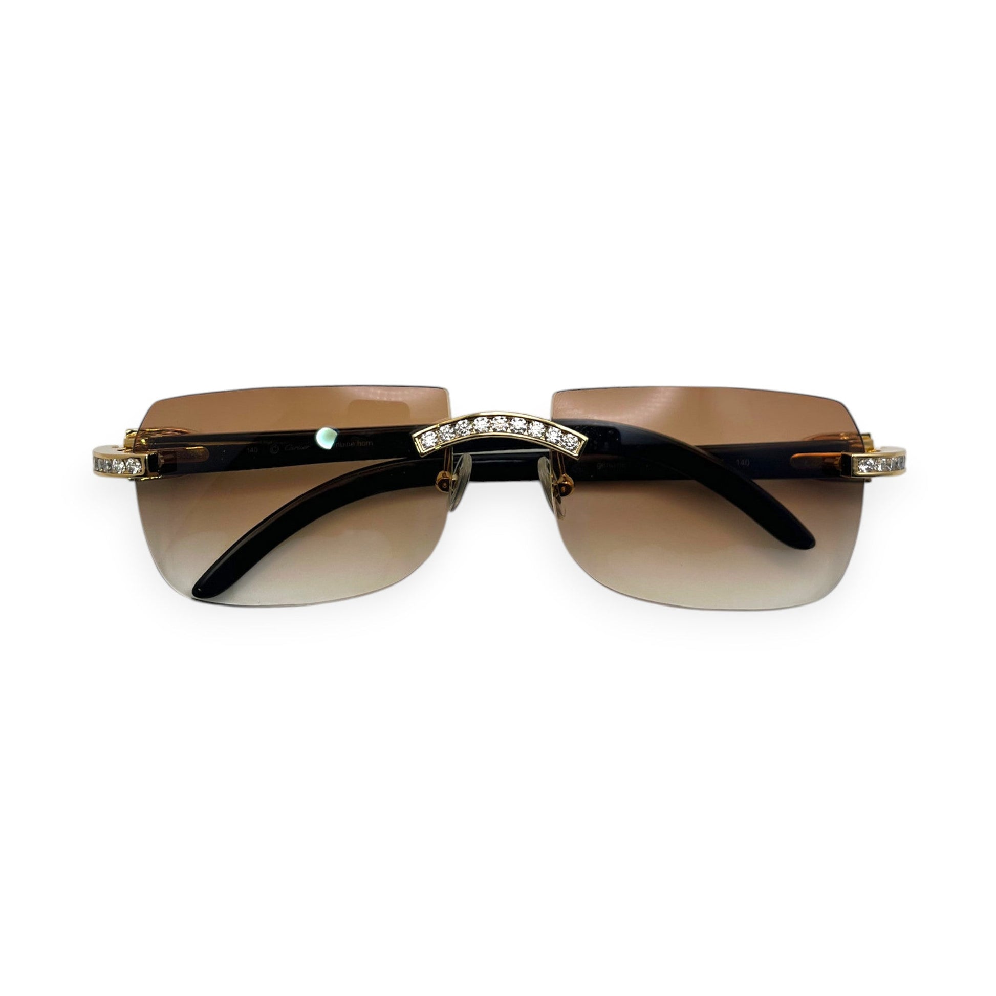 C Decor Iced - Custom Buffs & Woods Sunglasses w/ Diamonds Set (2020s) - Luxury Optical