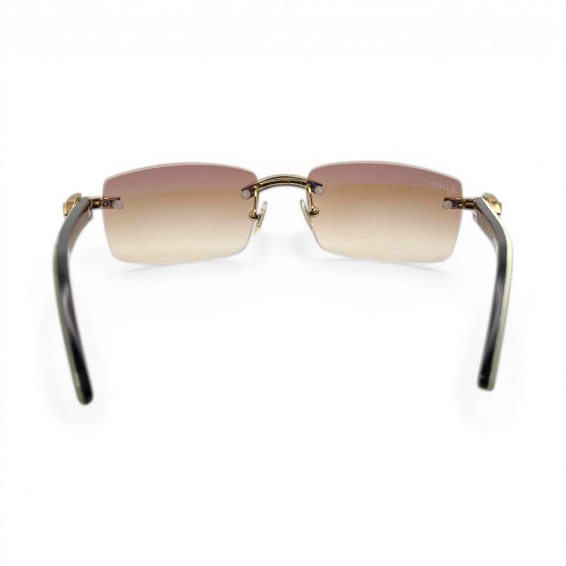 C Decor Iced (Moissanite - Cafr Genuine)- Custom Buffs & Woods Sunglasses & Diamonds Set (2020s) - Luxury Optical