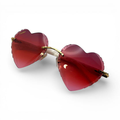 C Decor Sunglasses - 56-19 Custom Hearts Composite Marbles (2026)