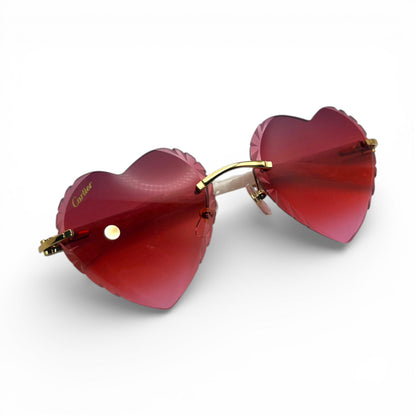 C Decor Sunglasses - 56-19 Custom Hearts Composite Marbles (2026)