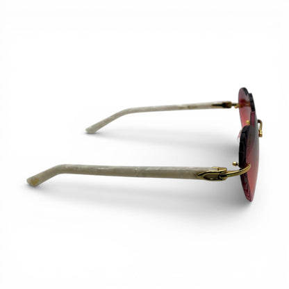 C Decor Sunglasses - 56-19 Custom Hearts Composite Marbles (2026)