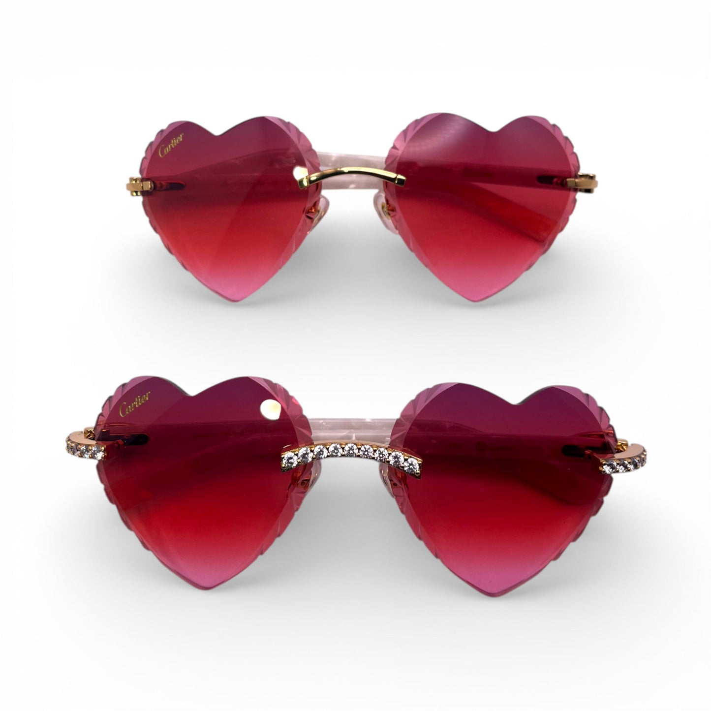 C Decor Sunglasses - 56-19 Custom Hearts Composite Marbles (2026)