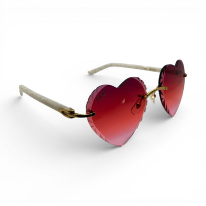 C Decor Sunglasses - 56-19 Custom Hearts Composite Marbles (2026)