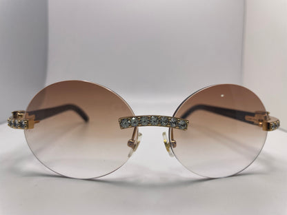 Cartier C Décor - Gold w/ White Buffs