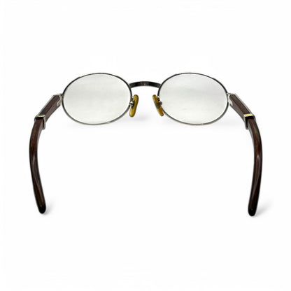 Authentic Cartier Giverny - Vintage Silver Dark Woods Sunglasses (90s)