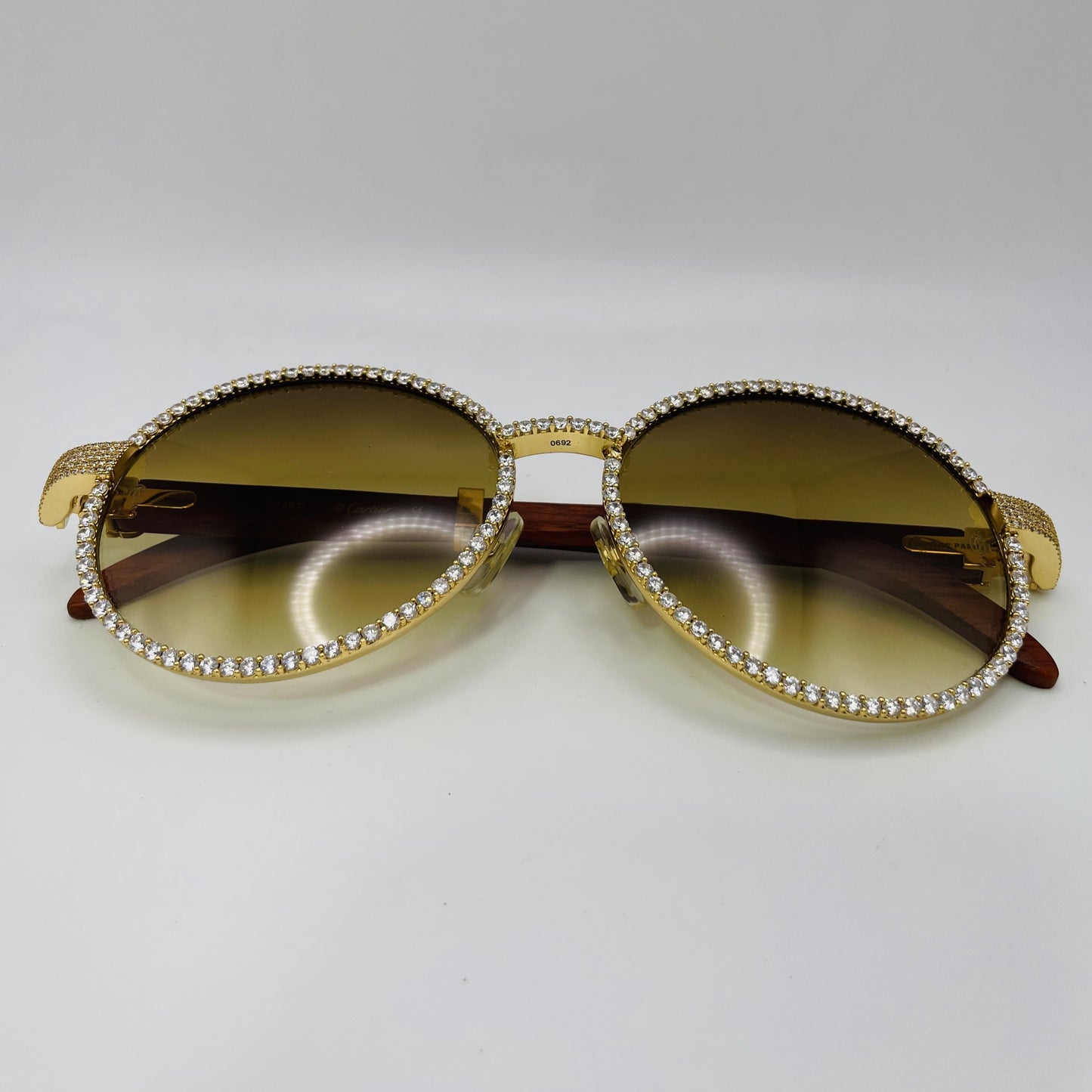 Combo - Gold Woods w/ Diamond Frame + PP Yellow Gold (Iced Out)