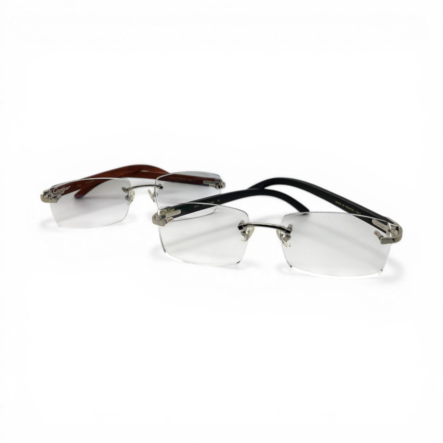 C Decor Woods - Silver Woods Sunglasses w/ Cart 1 Lenses (2010s) - Luxury Optical